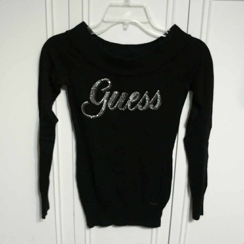 Guess Tight Off-the-Shoulder Top